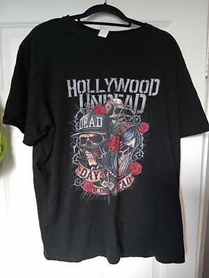 Hollywood Undead -  Day Of The Dead .  Black Shirt.  XXL Fits Like XL.