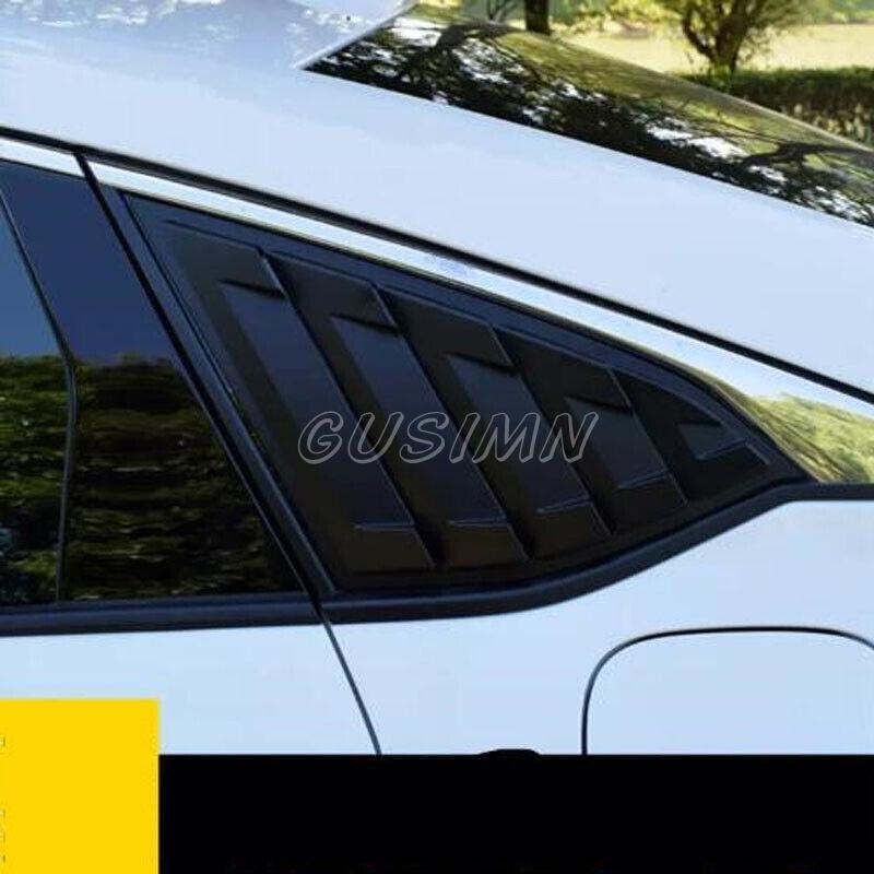 For Honda Accord 2018-2022 Glossy Black Side Vent Window Scoop Louver Cover Trim