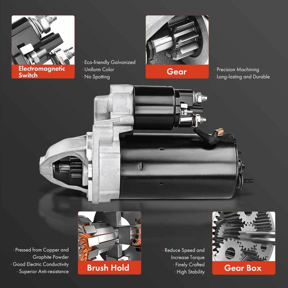 Motor De Arranque Para Mercedes-Benz 300E W124 1993 E320 1994-1997 S320 W140 SL320 Foto 4 de 4