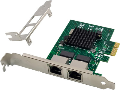 Dual-Port Pcie Gigabit Ethernet Server Adapter with Netxtreme BCM5720-2P Chipset