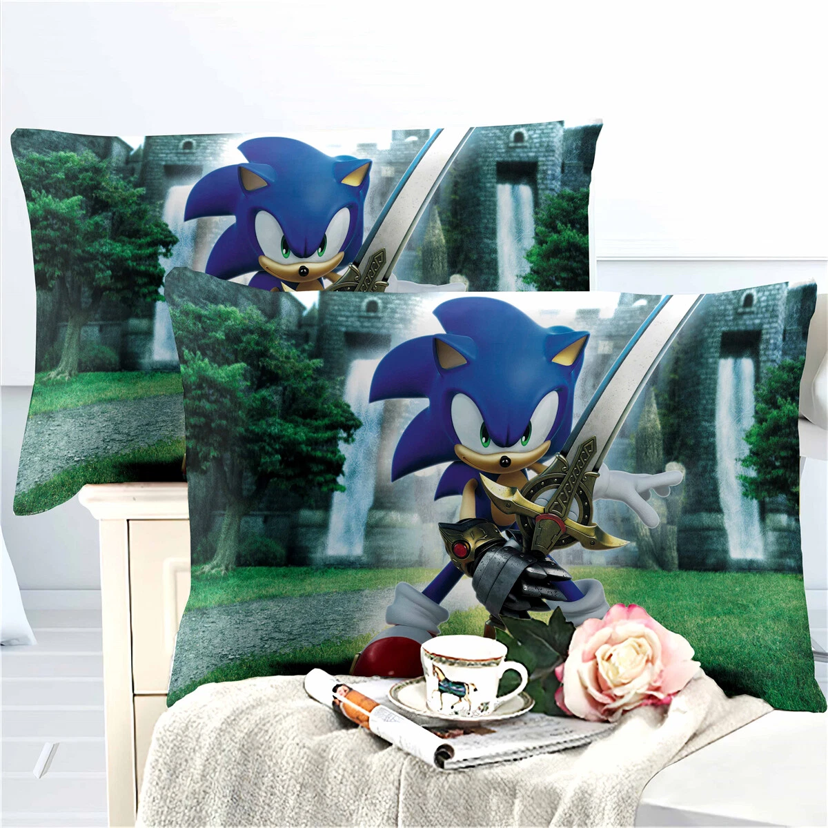 Sonic The Hedgehog Bedding Set, Bedroom Decoration