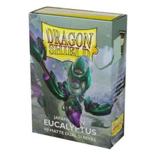 Japanese Matte Dual Eucalyptus 60 ct Dragon Shield Sleeves YuGiOh