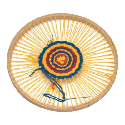 Glückskäfer Rundwebrahmen, 22 cm (ohne Wolle)
