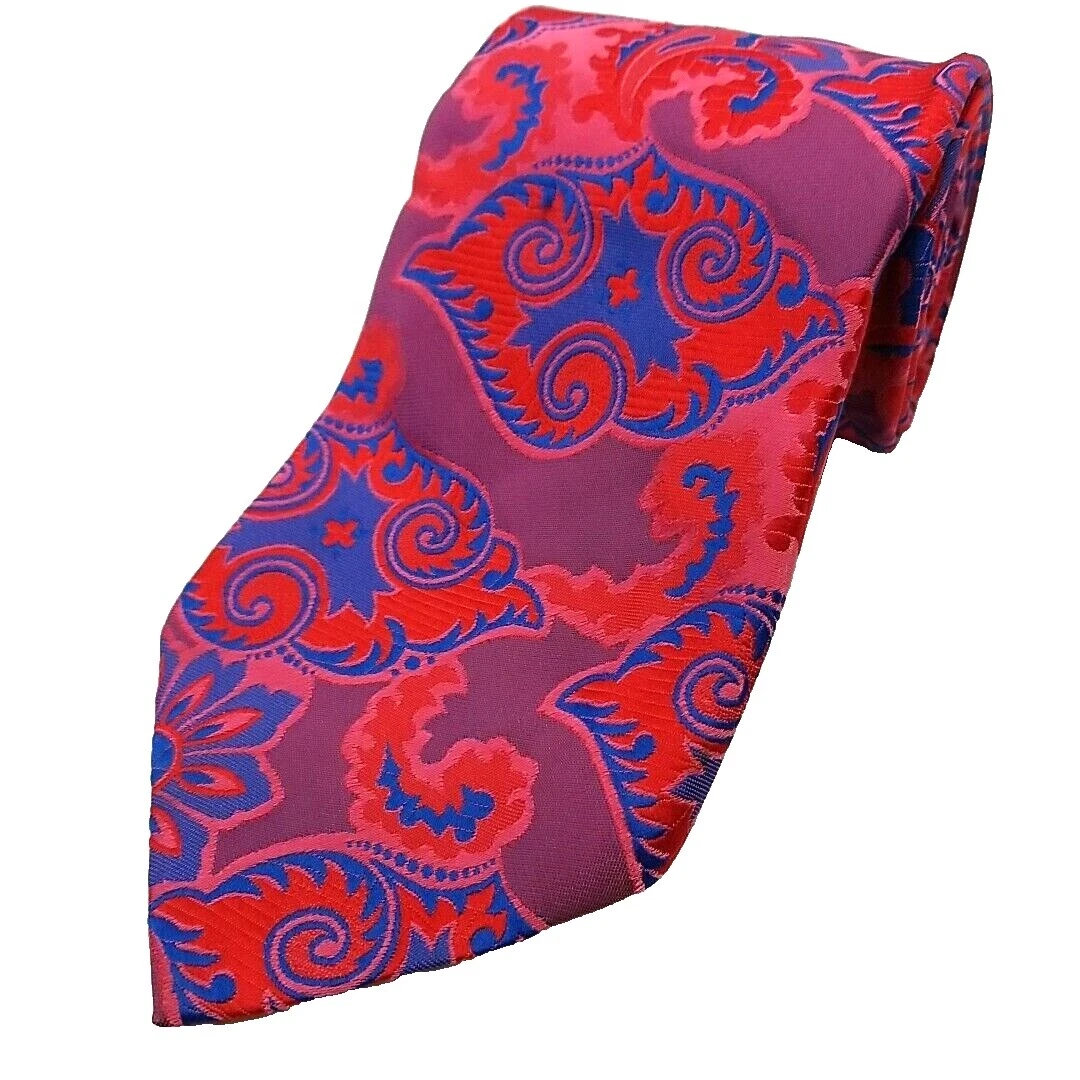 Lazos de Paisley Oleg Cassini Poliéster para hombres