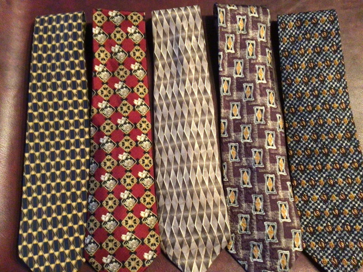 Mens Silk Neck Ties from Nordstrom lot of 5 ties