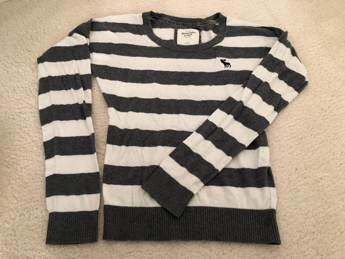 Abercrombie top striped sweater
