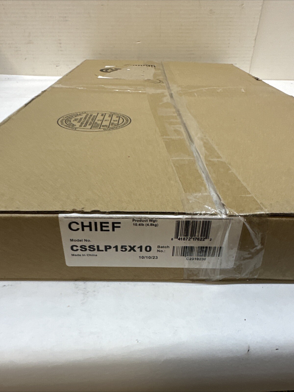 Chief CSSLP15X10 15”X10” Component Storage Slide-Lock Panel For AV ...