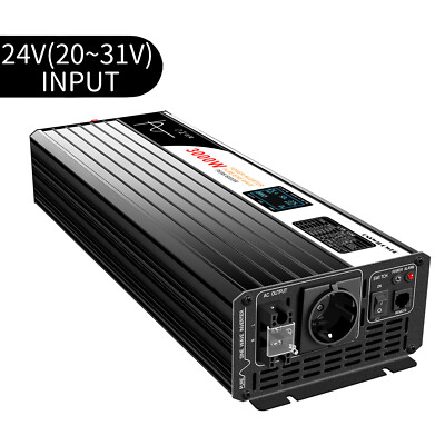 Swipower Power Inverter 3000 Watt reine Sinuswelle 24V DC bis 230V AC 6000W peak