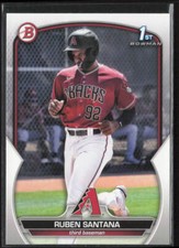 2023 Bowman Ruben Santana BP-42 1st Paper | Arizona Diamondbacks