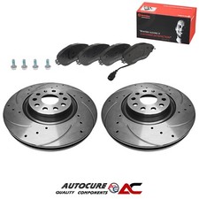 PER SKODA OCTAVIA 2.0 TSI VRS (MK3) DISCHI FORATI/SCANALATI ANTERIORI + PASTIGLIE BREMBO