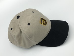 UPS Uniform Employee Cap Strapback Hat Headwear AMC Deluxe Adjustable Tan Black | eBay