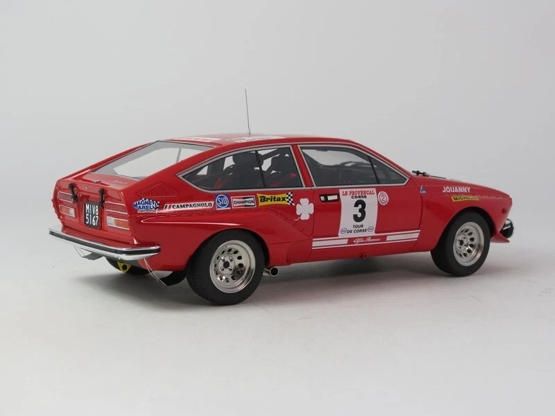 LS Coleccionables Alfa Romeo GT Gr.2 #3 - 3er Rally Tour De Corse 1975 1/18 LS087B Foto 3 de 4