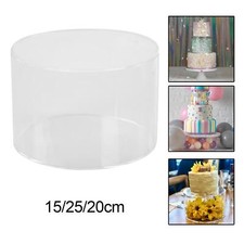 Présentoir à cylindre élévateur décoration ronde base outil à gâteau transparent support à gâteau mariage