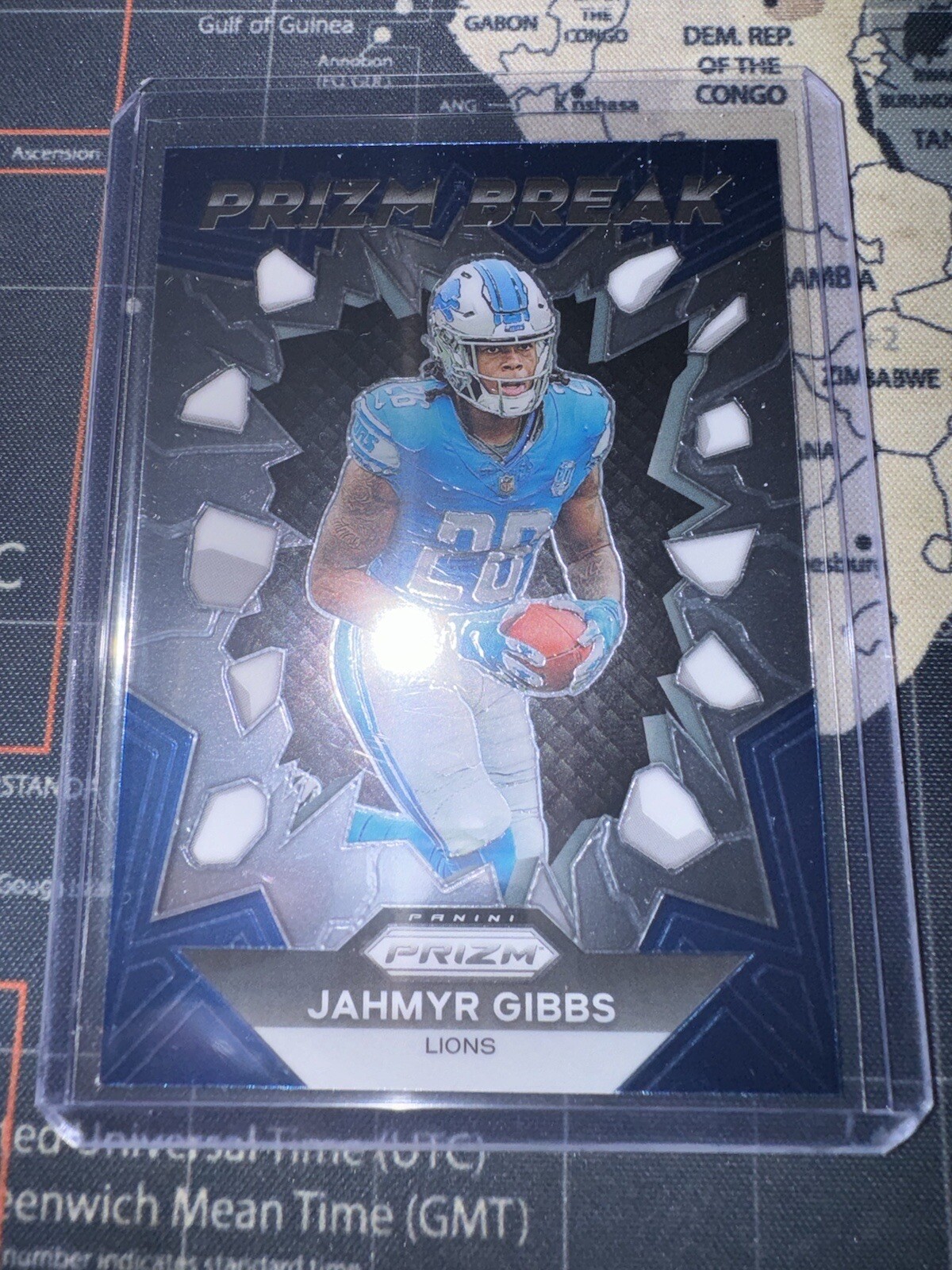 2023 Panini Prizm Jahmyr Gibbs Prizm Break Insert #PB-5 Detroit Lions