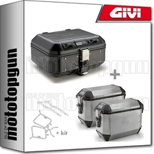 GIVI CASE DOLOMITI DLM30B + SIDE CASE ALASKA ALA36A HONDA NC 750 X 2017 17