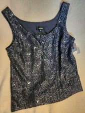 R M Richards Sparkle Dress Tank Women's Size 12