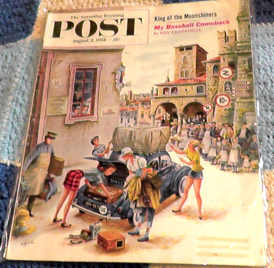 THE SATURDAY EVENING POST MAGAZINE AUGUST 2 1958 BASEBALL ROY