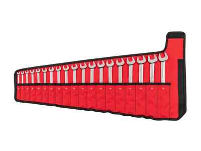 Tekton Combination Wrench Set With Pouch, 19-Piece (6-24 Mm)