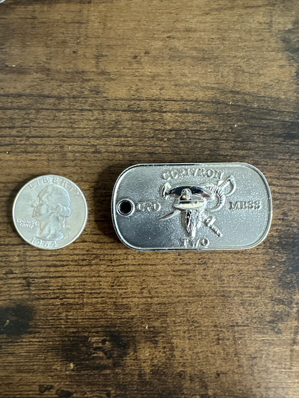 US Navy Challenge Coin CORIVRON Two CPO Mess-image