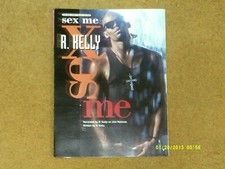R. KELLY sheet music SEX ME 1993 6 pp. VG shape 