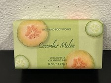 Bath  Body Works Shea Butter Cleansing Bar 5 oz Body Soap Sealed Brand New Mint