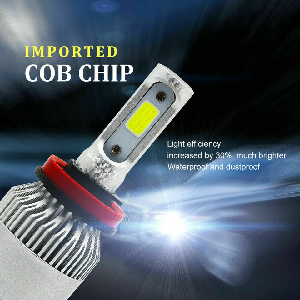 Kit combinado de bombillas LED altas/bajas + antiniebla blancas para Nissan Altima 2007-2018 Foto 3 de 4