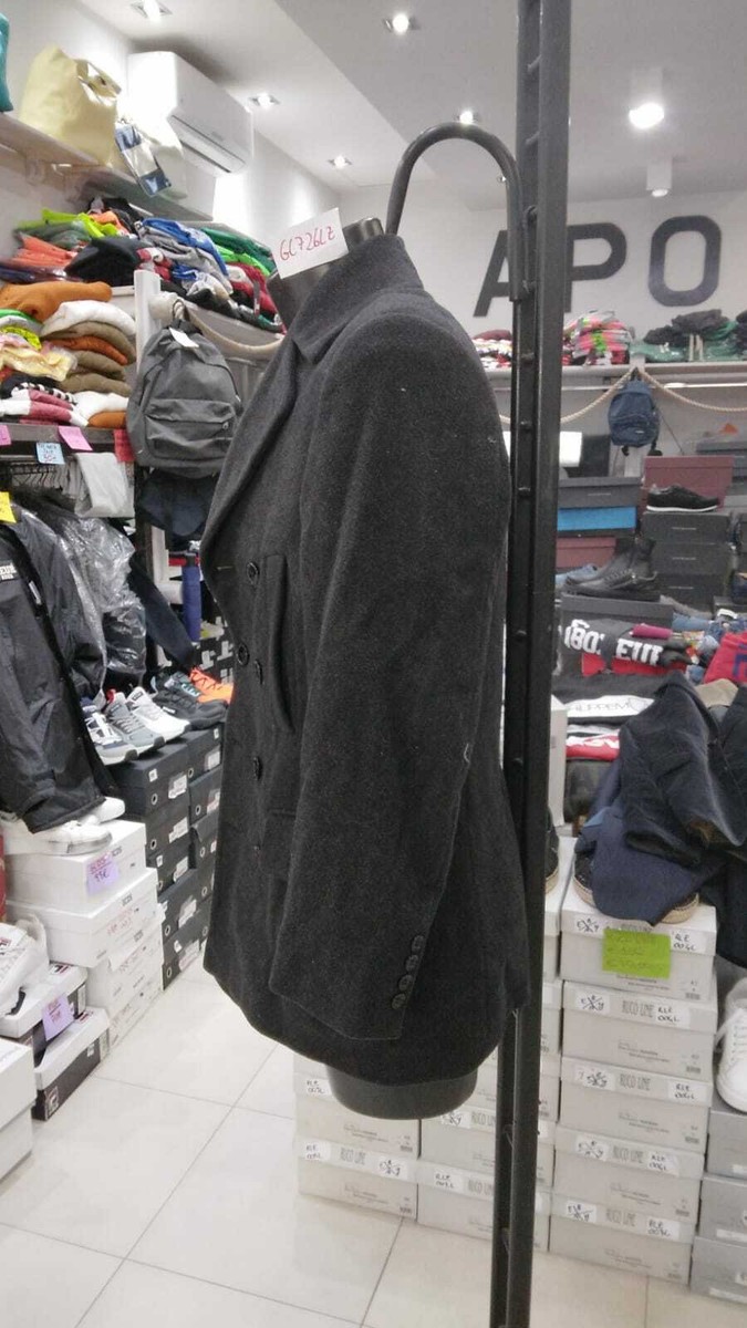 Manteau Luca Morandi Cachemire Gris Vintage - Taille 44 Homme, Occasion