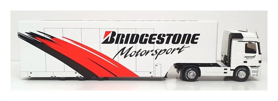 Camión de transporte Eligor escala 1/43 111850 - Mercedes Actros - Bridgestone Foto 3 de 4