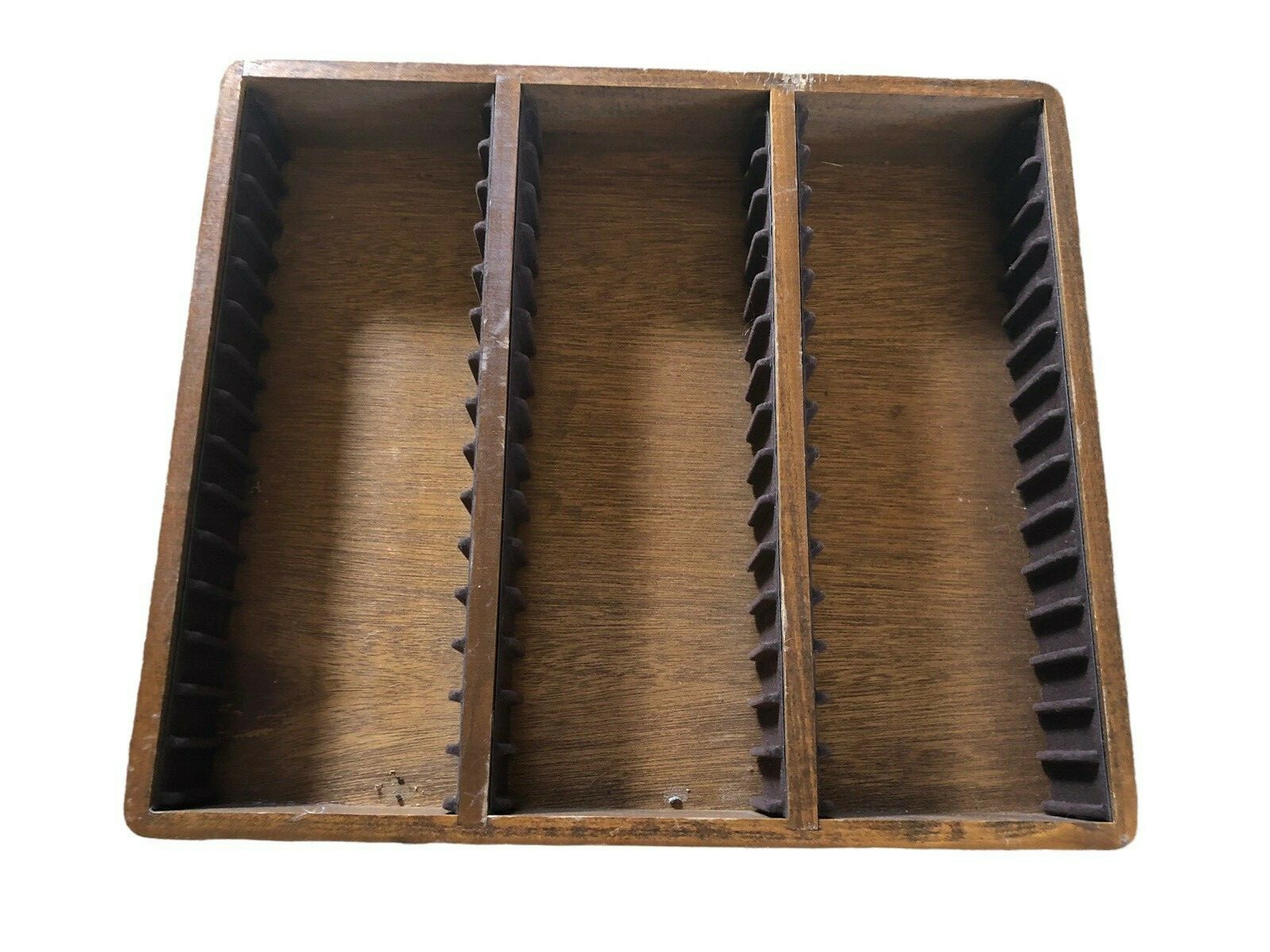 Vintage Cassette Quantity limited Tape Holder Wooden Wood 45 Wall S