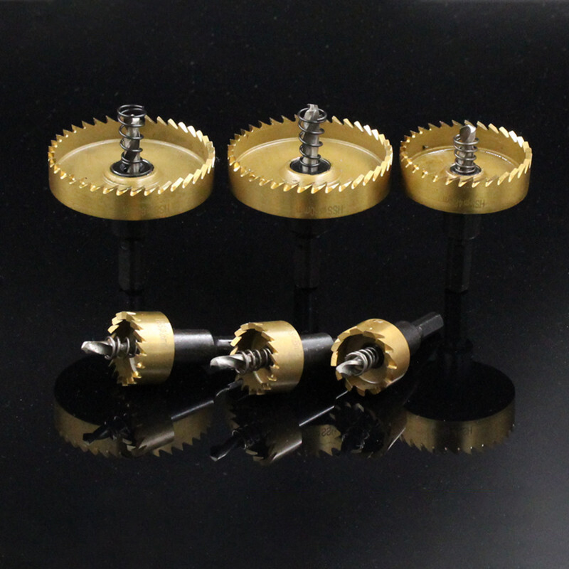 12mm-60mm HSS Hole Saw Drill Bit Titanium Metal Alloy Cutter for Stainless Steel