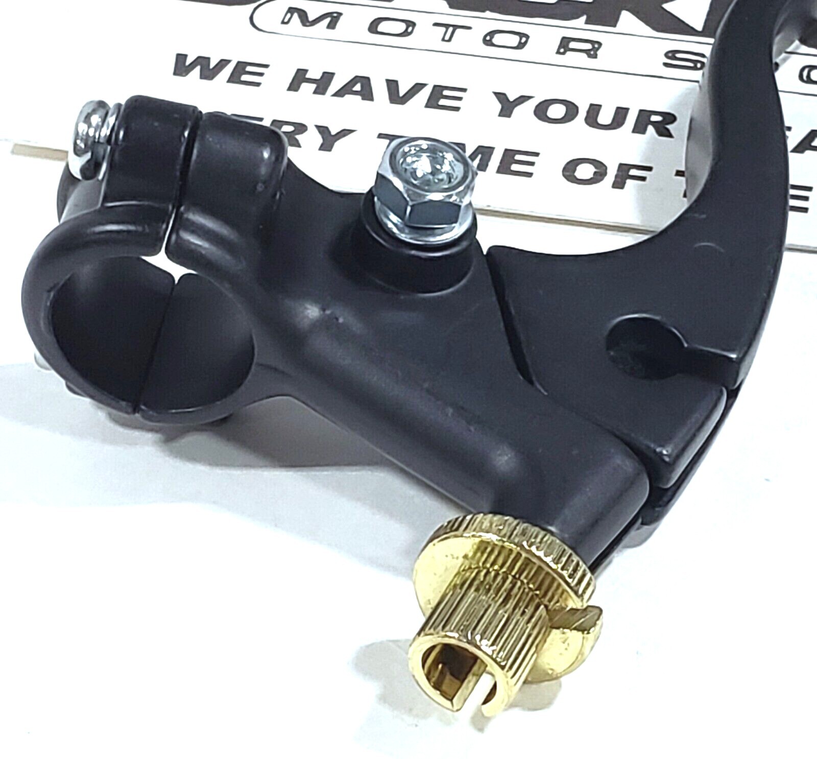 Kawasaki Shorty Lever & Perch Set - Clutch & Drum Brake, Black