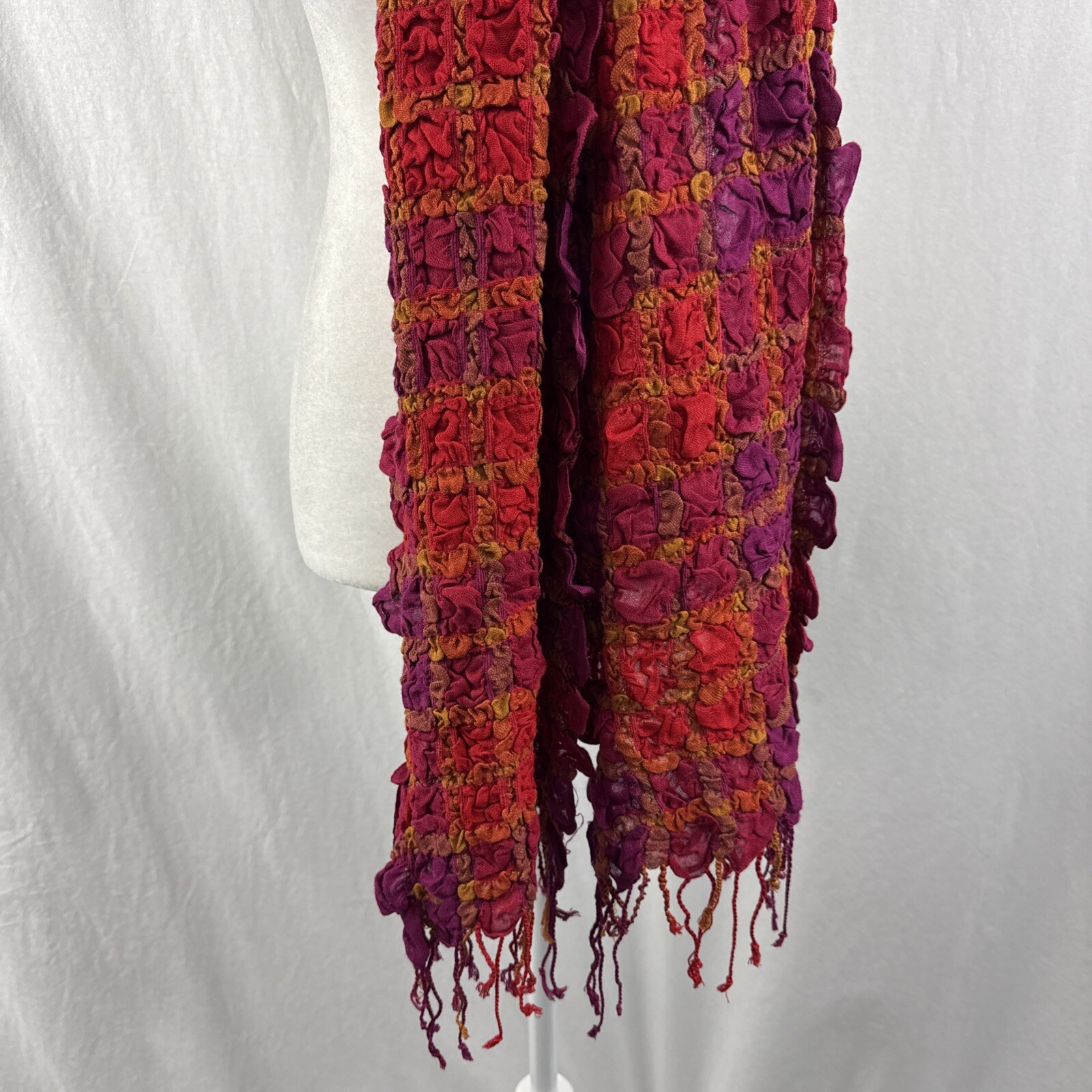 Maya Collection Multi Color Rectangle Embroidered… - image 2