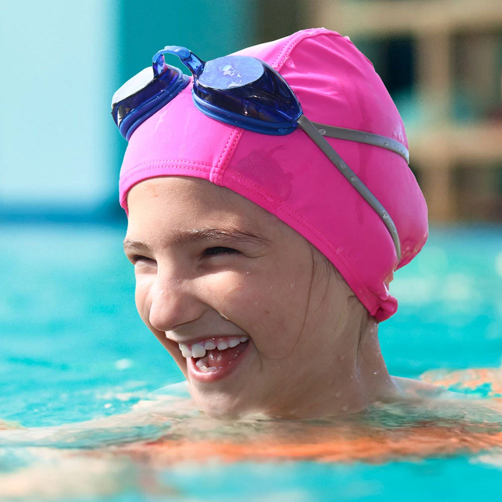 Lycra Swim Cap 1 Size Woman Girls Bathing Cap Green eBay