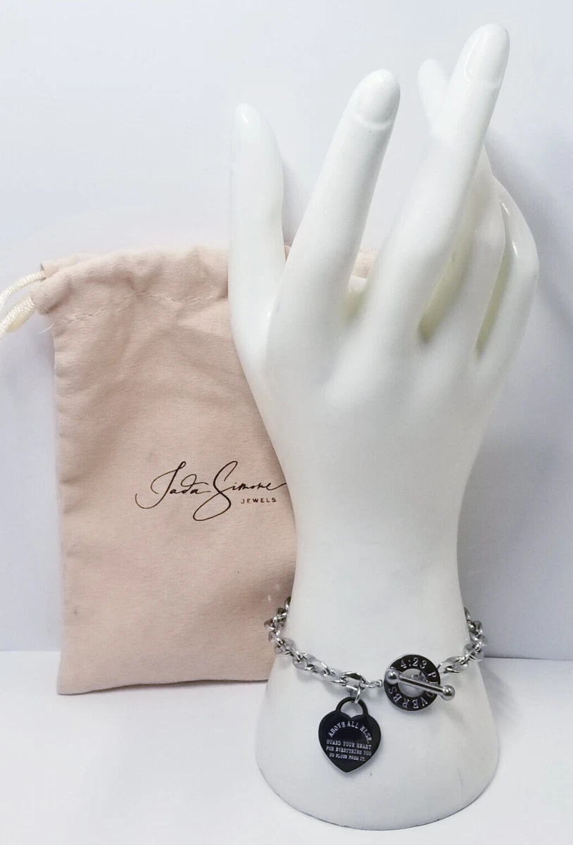 Jada Simone Jewels Joyce Stainless Steel Bracelet | eBay