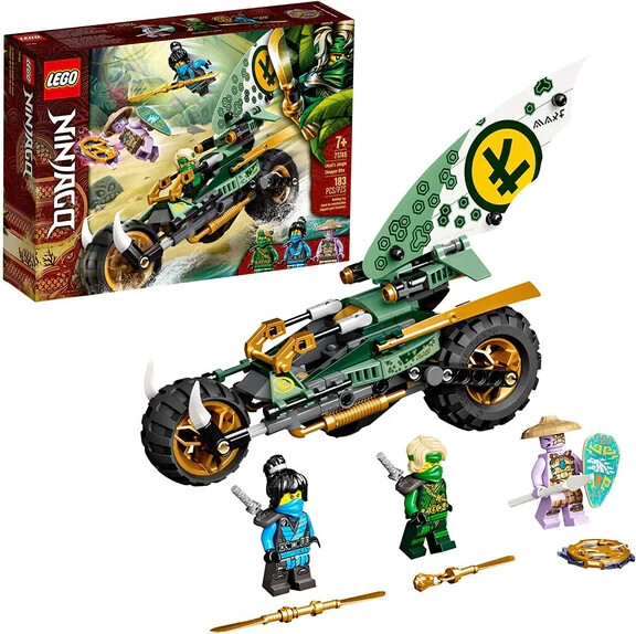 LEGO NINJAGO Lloyd&rsquo;s Jungle Chopper Bike 71745 Building Ki