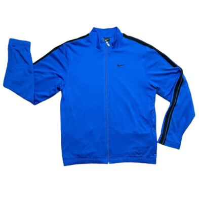 Men s Nike Reversible Athletic Zip Up Windbreaker Track Jacket Sz XXL  TTG