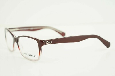 New! DOLCE & GABBANA DD 1246 2601 Burgundy Clear 54-16-135  display picture 3