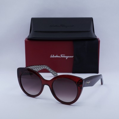 Salvatore Ferragamo Burgundy Gradient Sunglasses with Case Salvatore Ferragamo Burgundy Gradient Sunglasses with Case main image 2