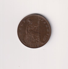 Queen Victoria Bun Head Halfpenny 1888 VERY HIGH GRADE COIN.GG247