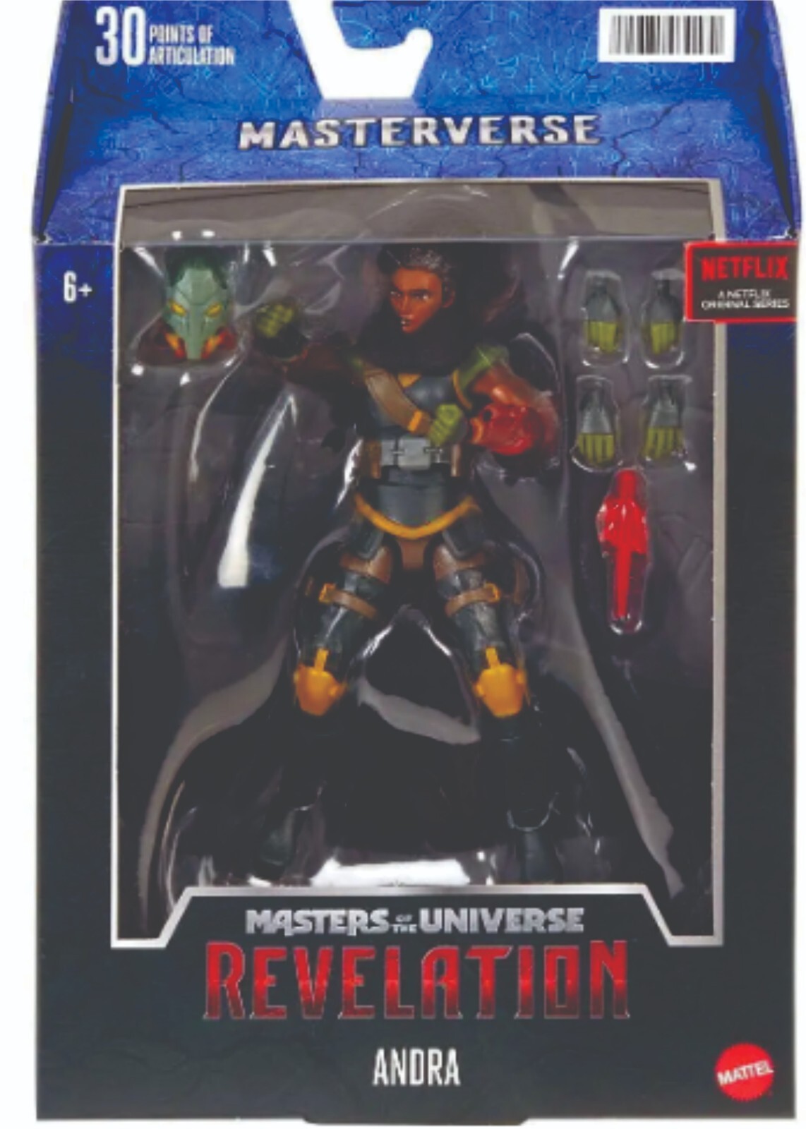 He-Man: Masters of the Universe Revelations Figures--Brand New: Andra Figure 7In