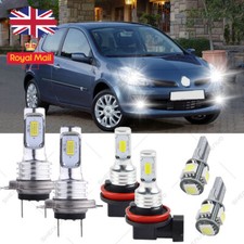 For Renault Clio mk3 05-2012 H11 H7 501 Bright White LED Low/Fog/Side Headlight