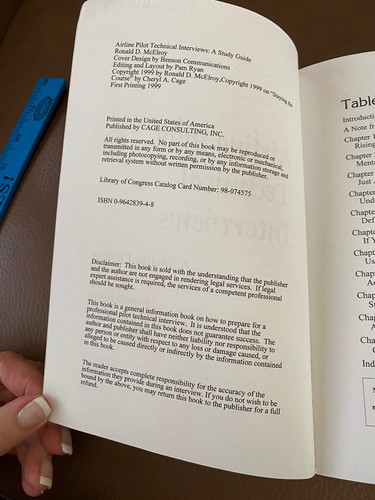 Vintage Airline Pilot Technical Interviews Book ~ Study Guide ~ Paperback~ 1999 - Picture 4 of 10
