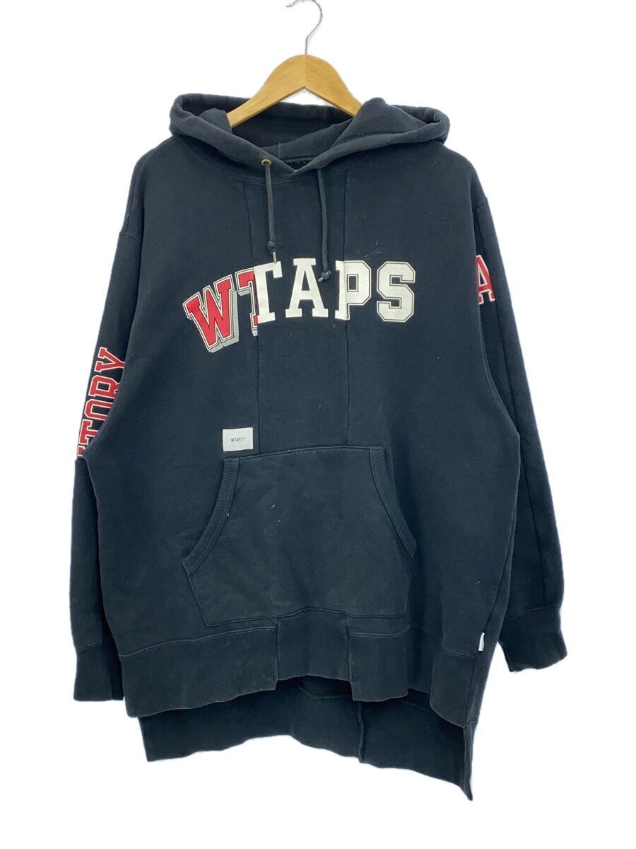 WTAPS ◇ Ripper Pullover Hoodie / 3 / Cotton / BLK / Print 