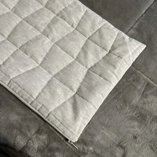 Project 62 Quilted simplistic, rectangular zip throw pillow cover