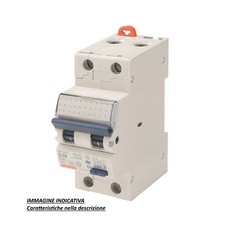 GEWISS GW 94010 INTERRUTTORE MAGNETOTERMICO DIFFERENZIALE 1P+N CURVA C 32A AC
