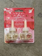 Glade Plugins Scented Oil Strawberry Sundae Funday Limited Edition 