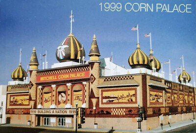 Corn Palace Mitchell South Dakota Built 1892 as of 1999 Vintage Postcard 