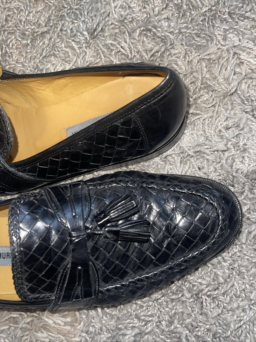 Johnson & Murphy Stratton woven Tassel shoes JOHNSTON & MURPHY STRATTON WOVEN Tassel Black 10,5 M Woven  main image 4