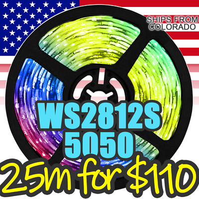 LED Strip WS2812B 5050 RGBW For Arduino, Vehicle, Room Ceiling, Home Lighting