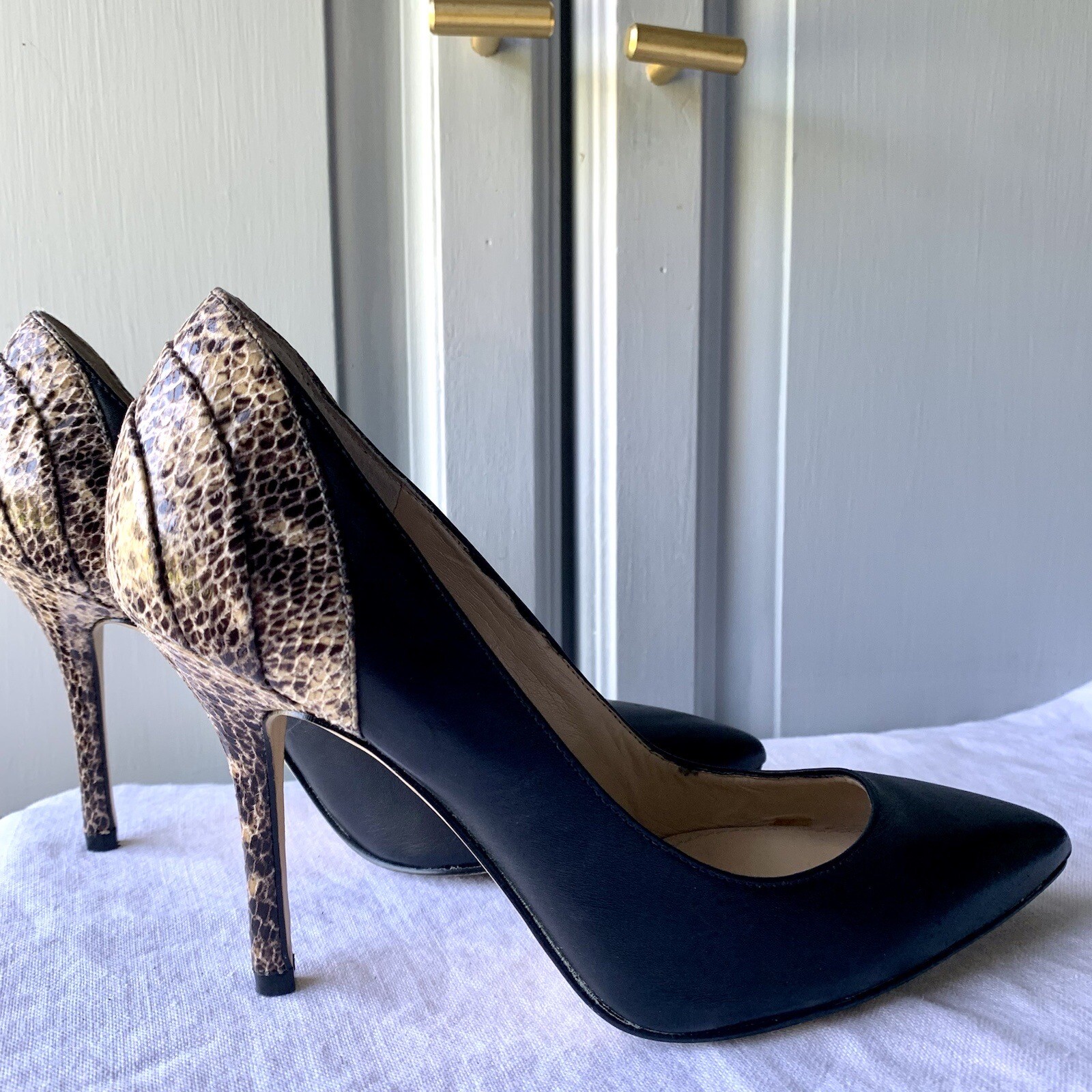 enzo angiolini black heels